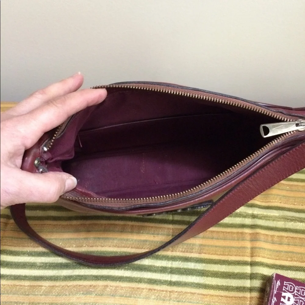 Etienne Aigner burgundy purse